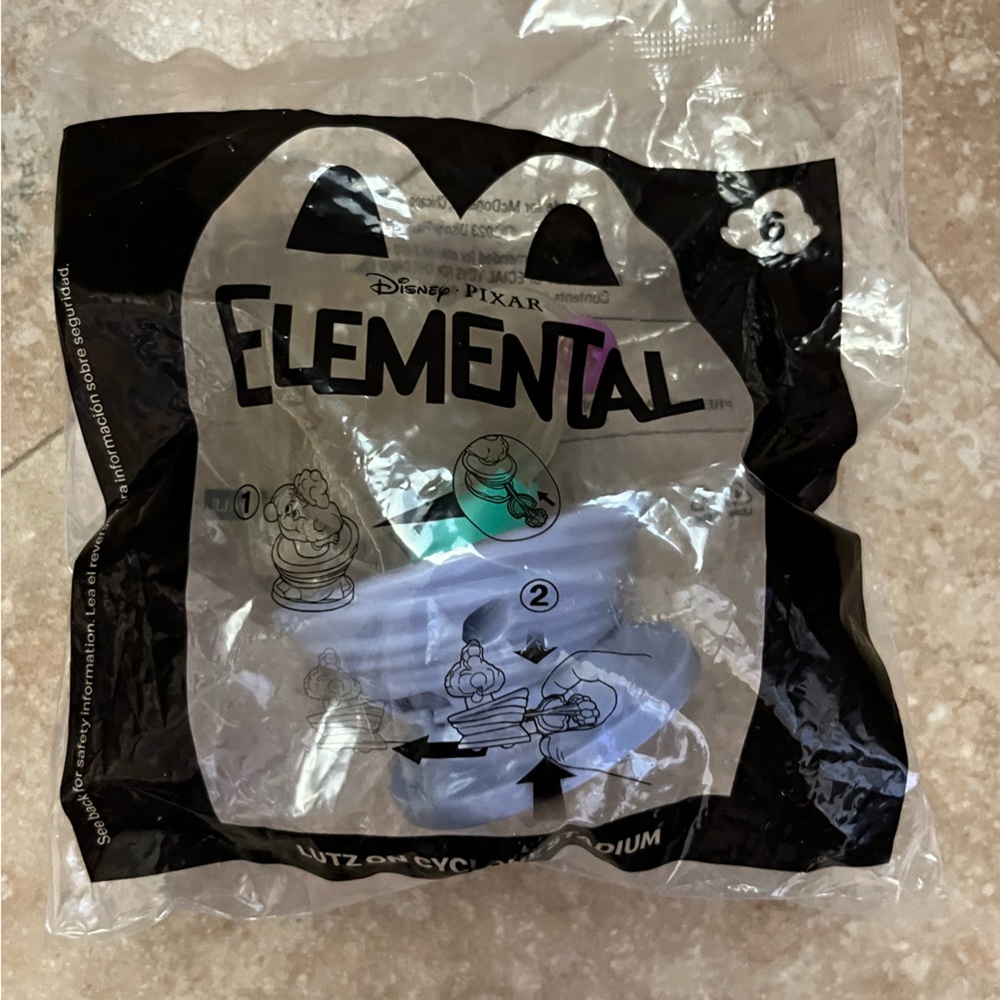 NEW Elemental Disney Pixar McDonald’s Happy Meal #6 Lutz On Cyclones Stadium